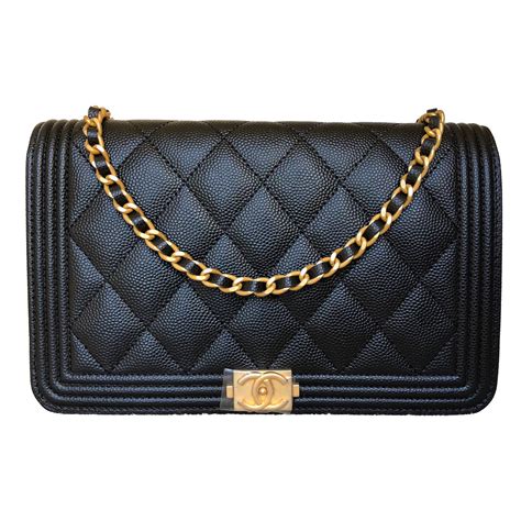 chanel wallet on chain black caviar leather|Chanel Caviar Wallet On Chain .